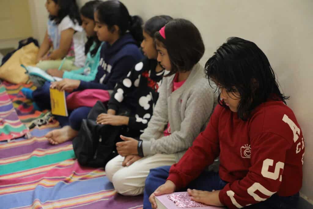 9-10 year olds at city harvest